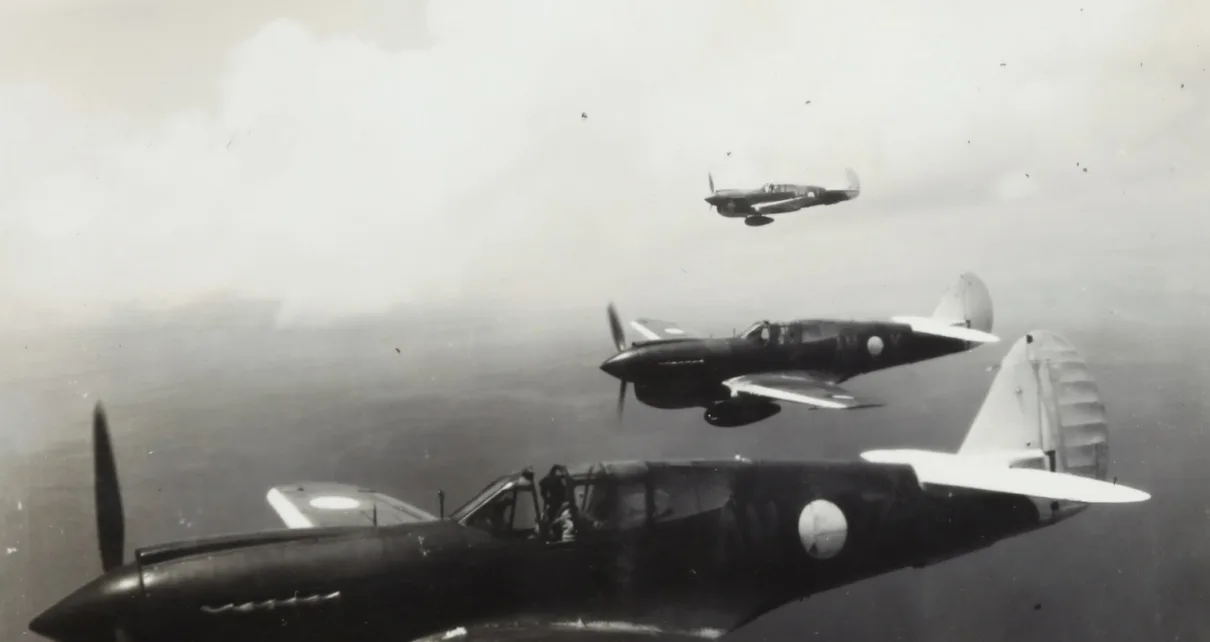 three monoplanes squadron in World War 2